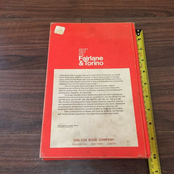 Chilton's Repair and Tune-up Guide: Fairlane and Torino 1972 Hardcover - Picture 4 of 13
